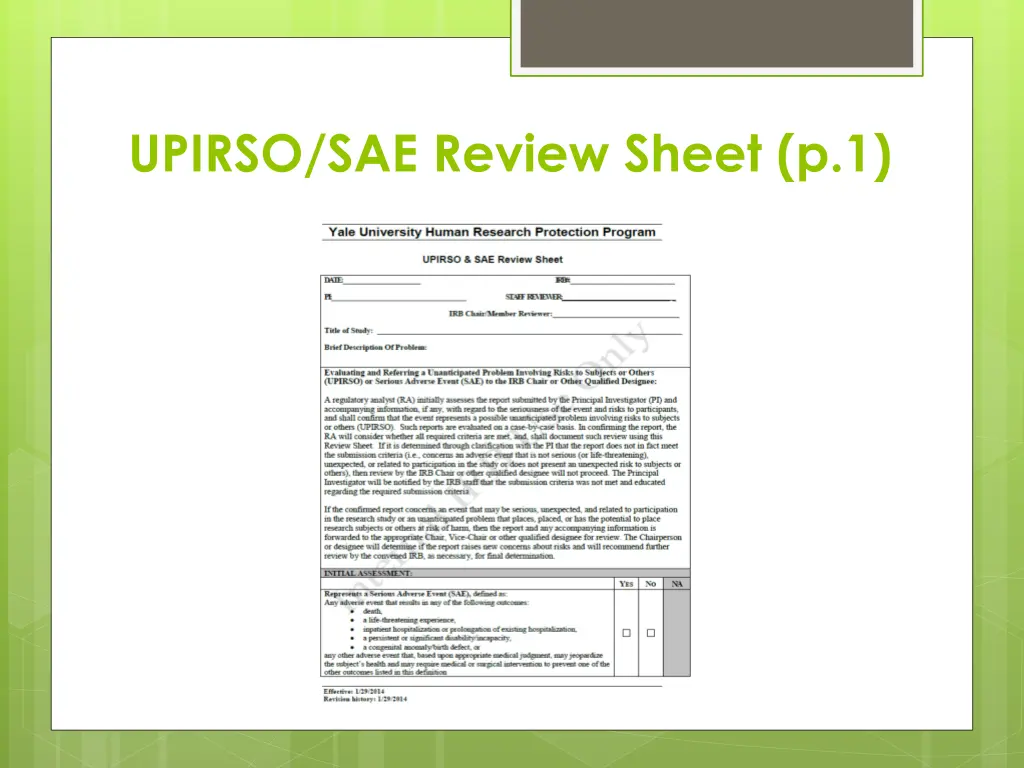 upirso sae review sheet p 1