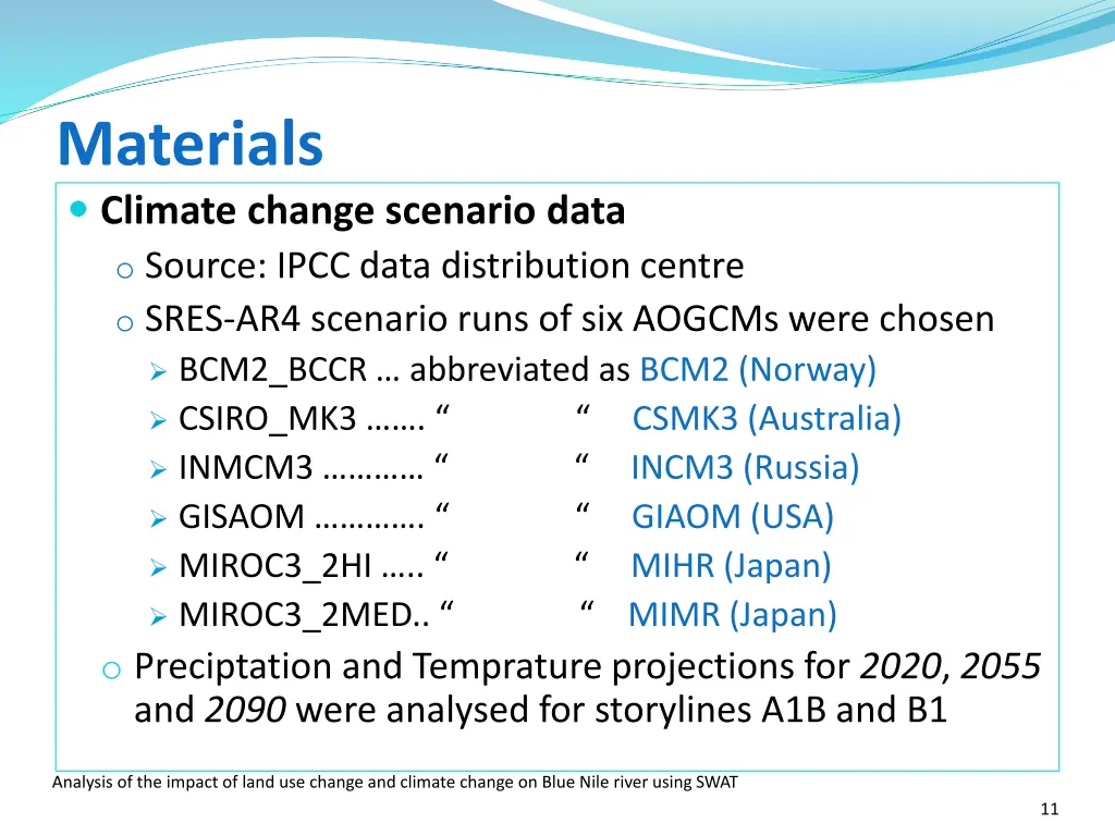 materials climate change scenario data o source