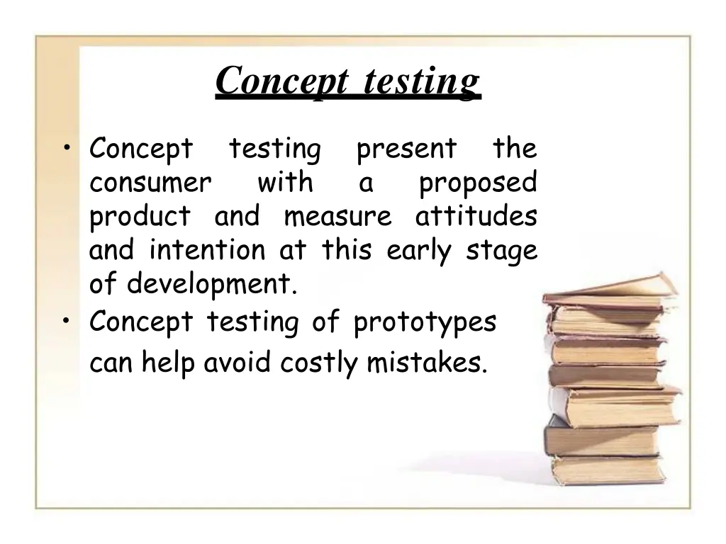 concept testing