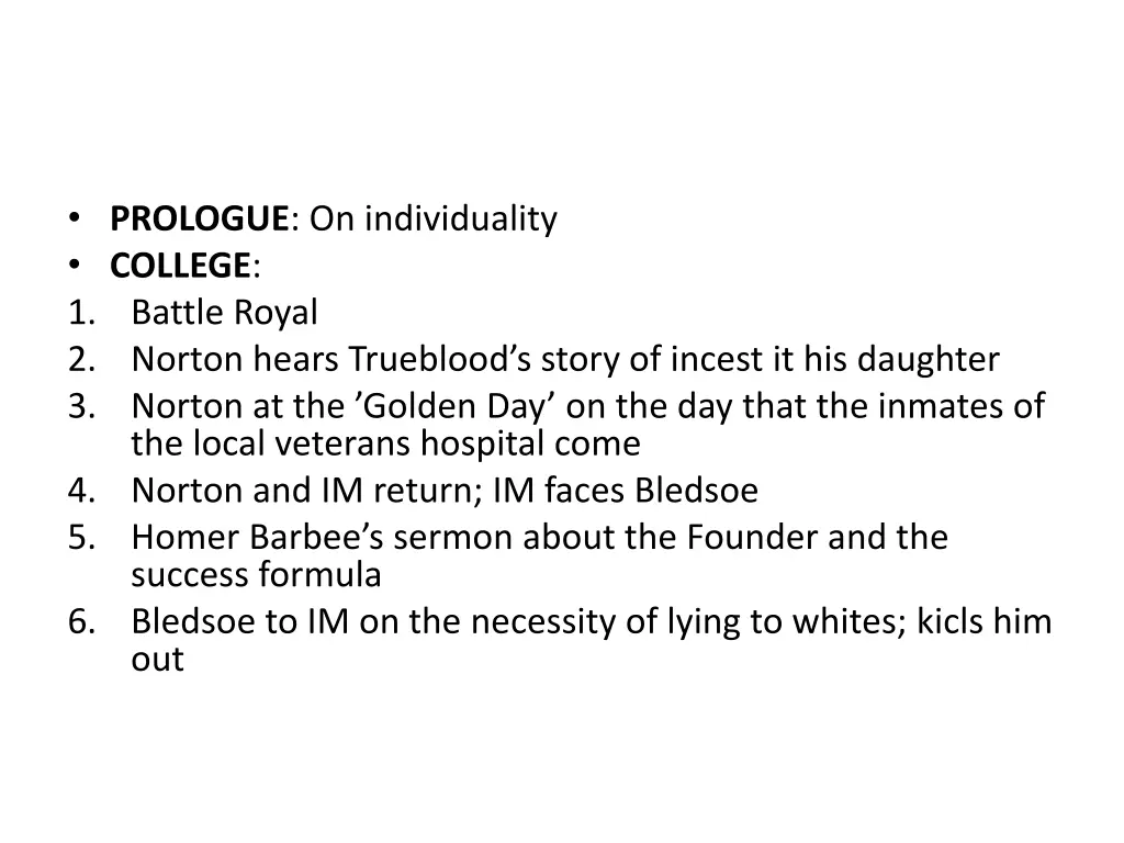 prologue on individuality college 1 battle royal