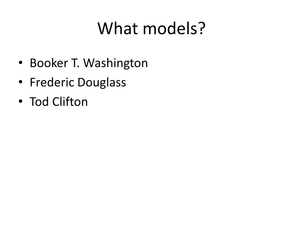 what models