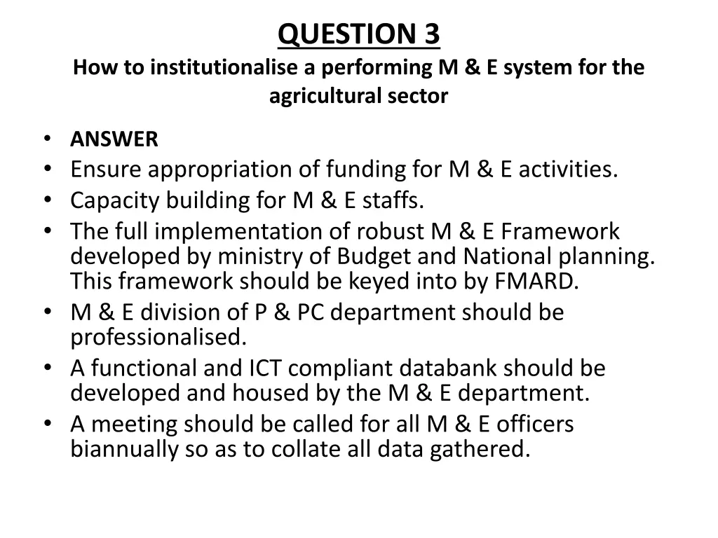 question 3