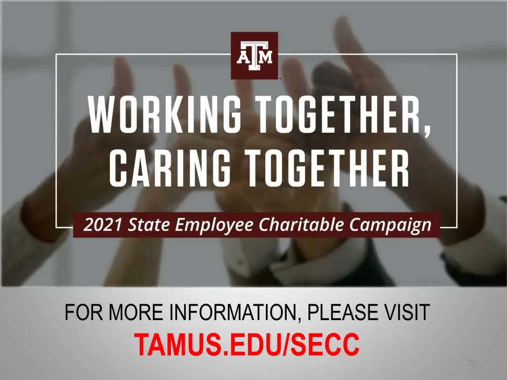 for more information please visit tamus edu secc
