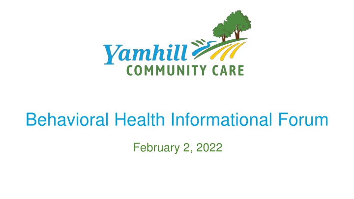 behavioral health informational forum