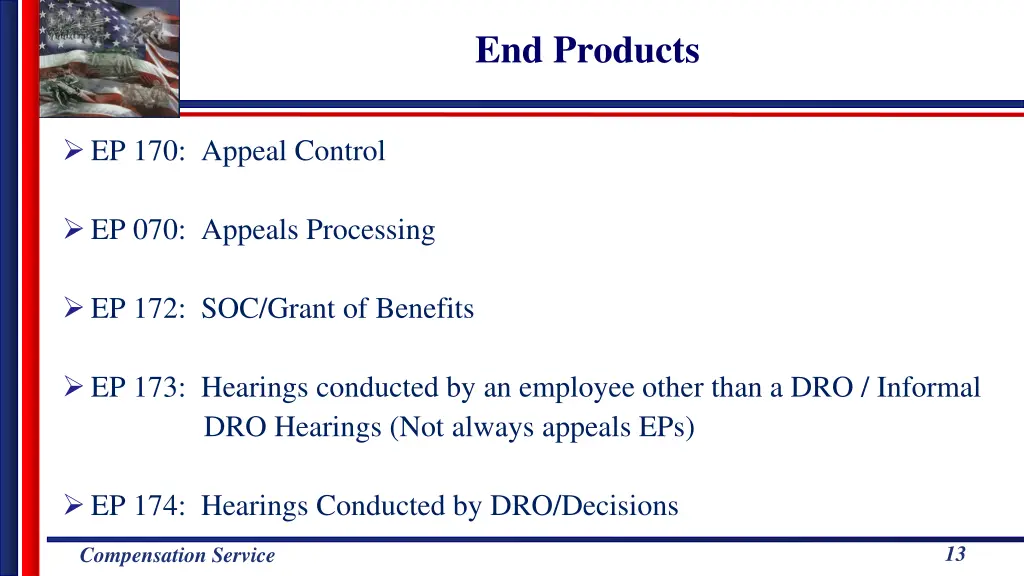 end products