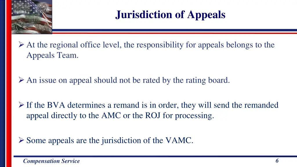 jurisdiction of appeals