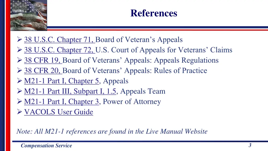references