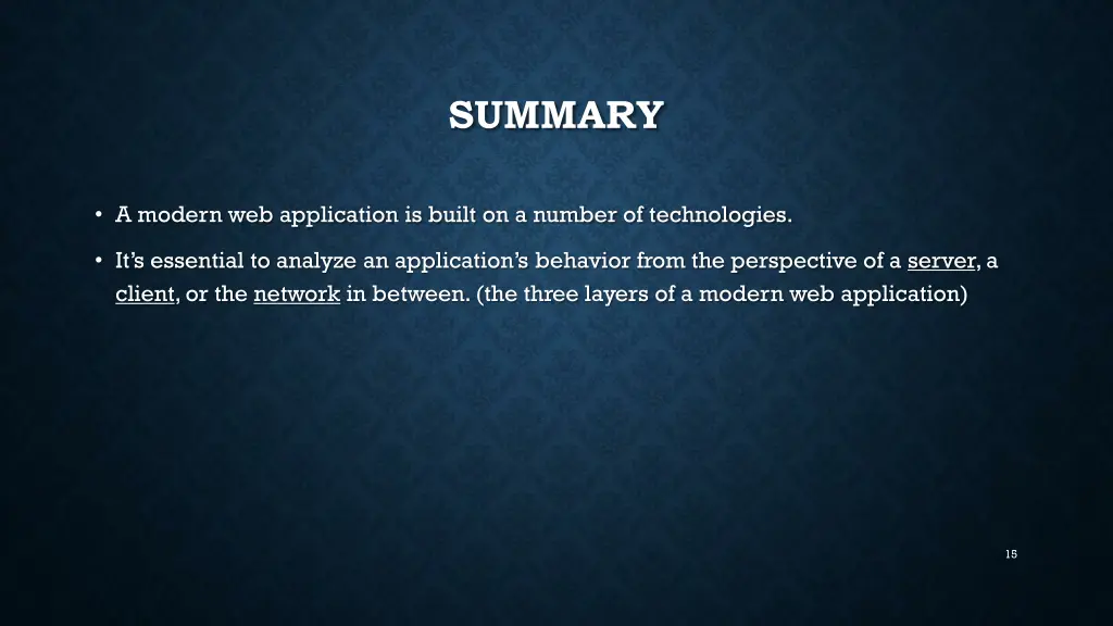 summary