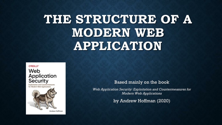the structure of a modern web application