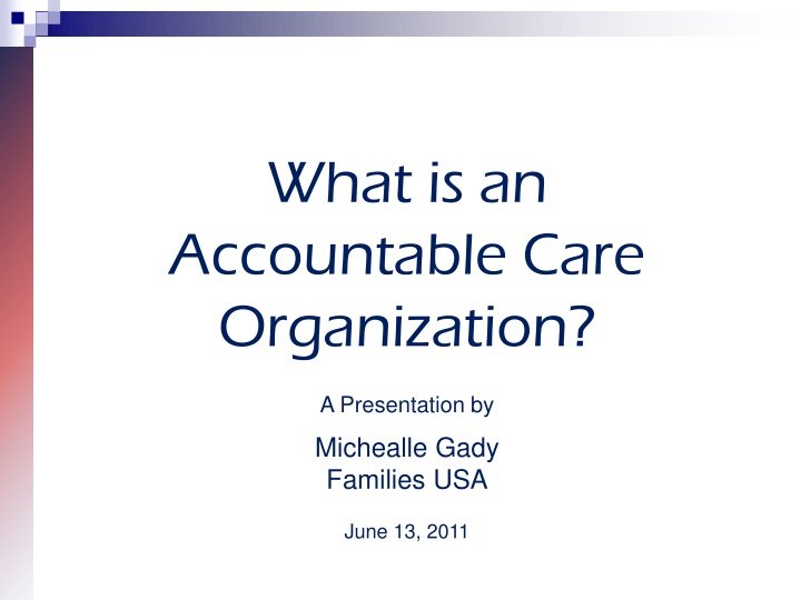what is an accountable care organization