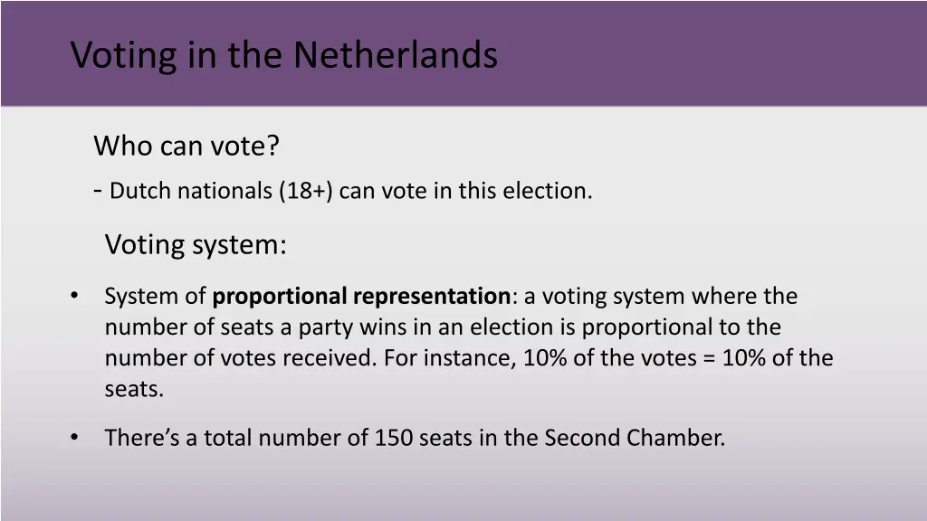 voting in the netherlands