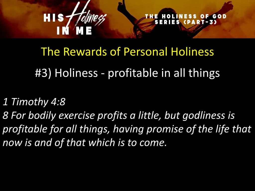 the rewards of personal holiness 2