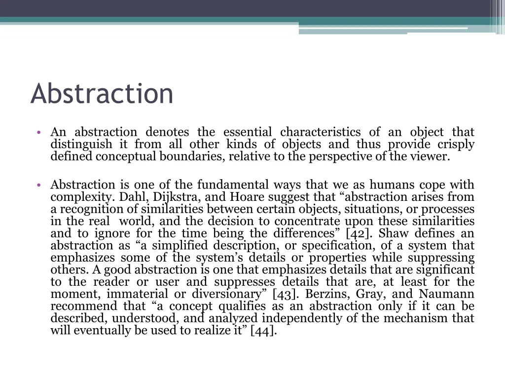 abstraction
