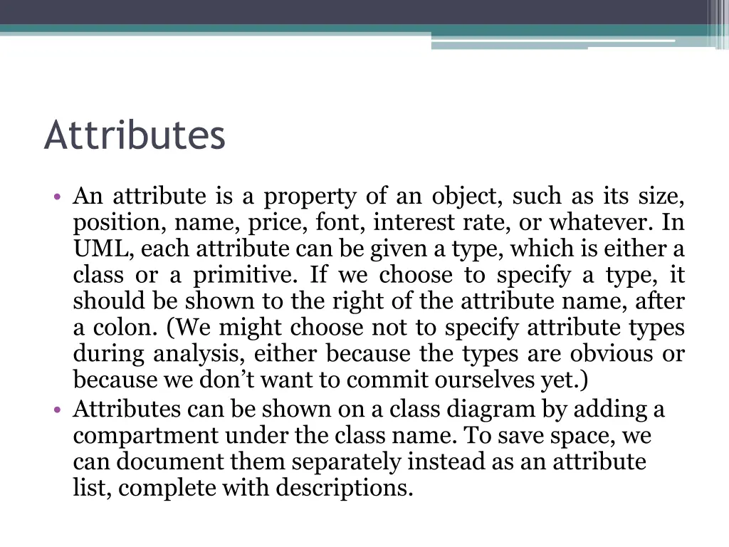 attributes