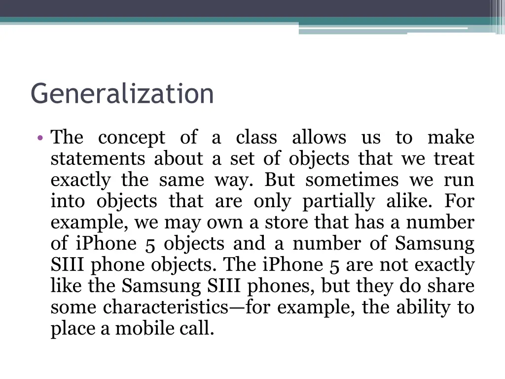 generalization