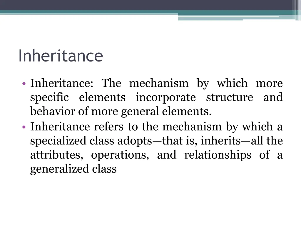inheritance