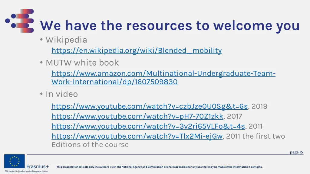 we have the resources to welcome you wikipedia