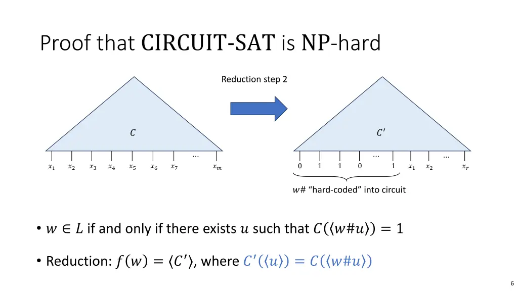 proof that circuit sat is np hard 1