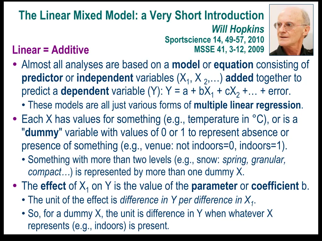 the linear mixed model a very short introduction