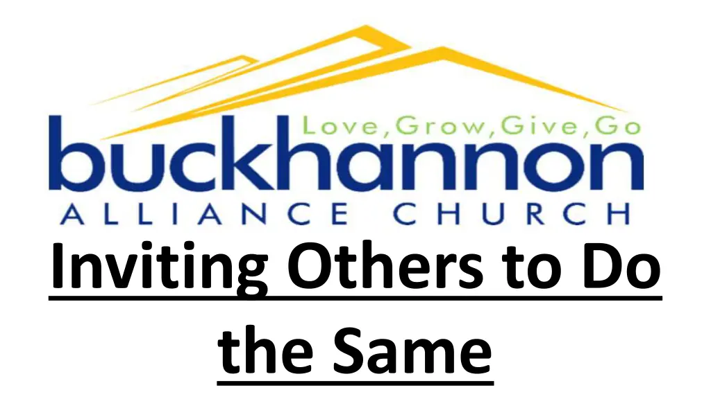 inviting others to do the same