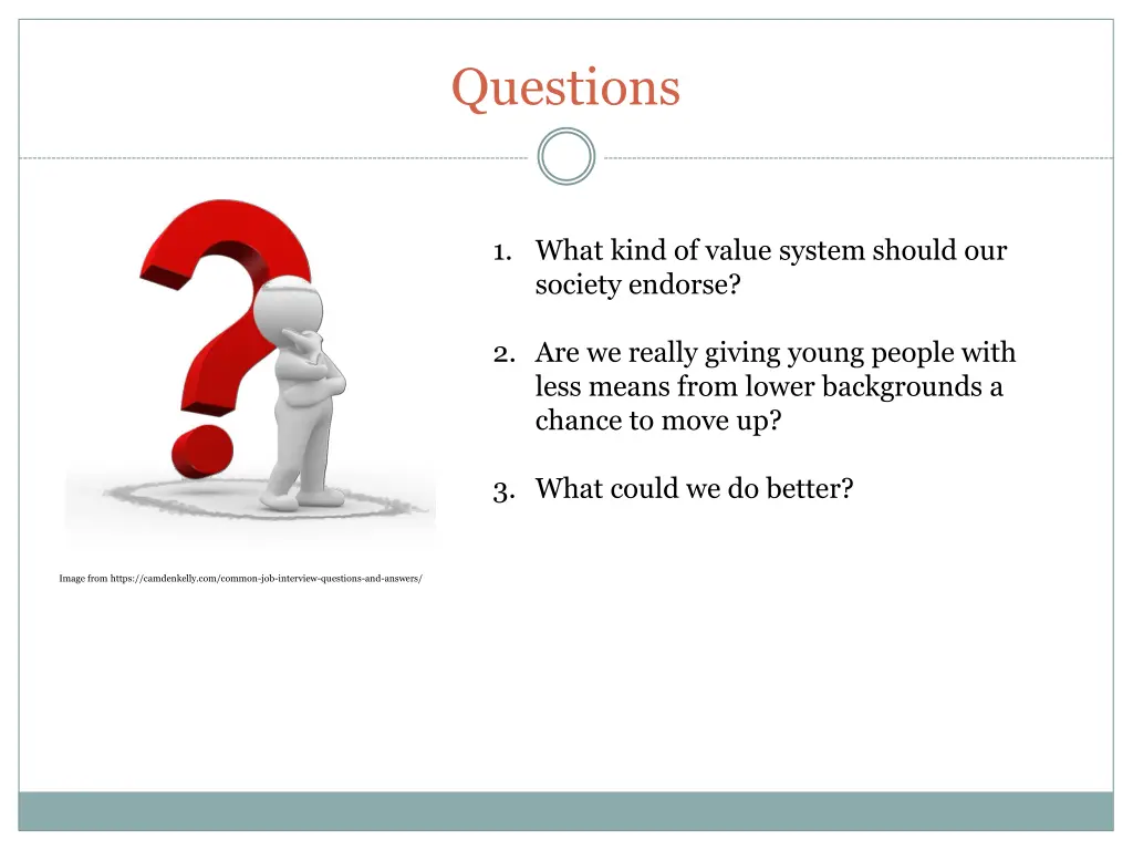 questions