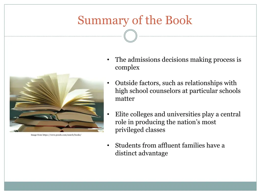 summary of the book