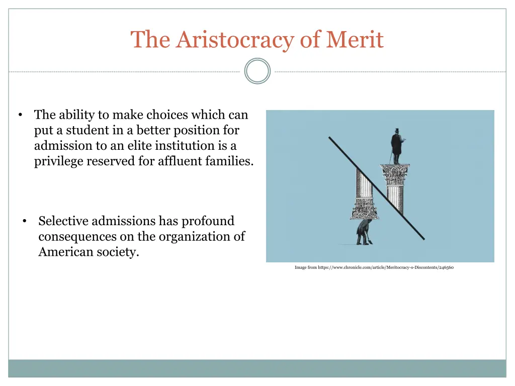the aristocracy of merit