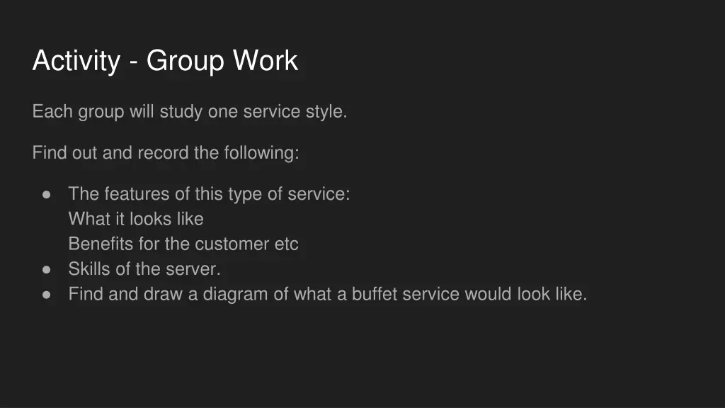activity group work