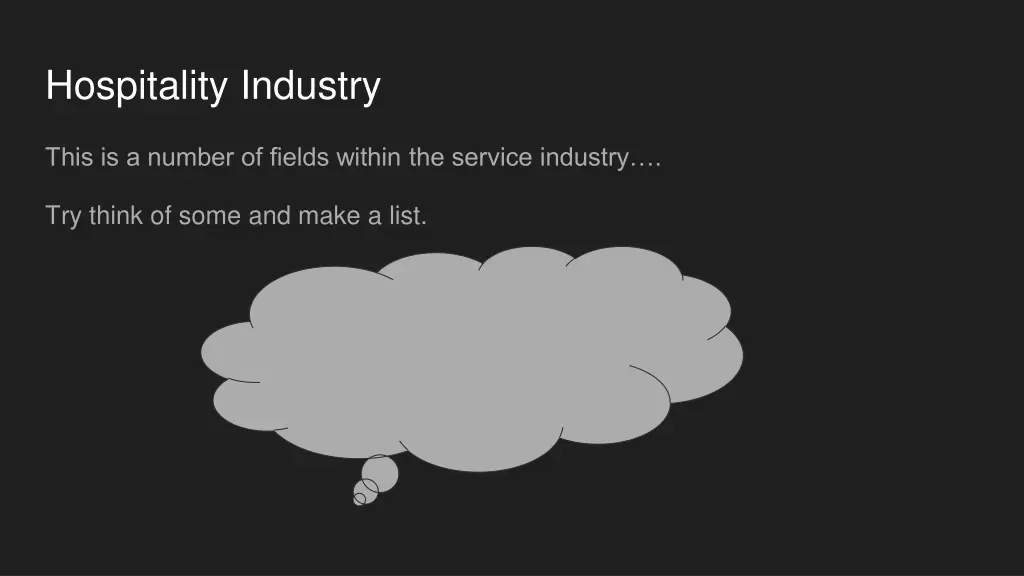 hospitality industry