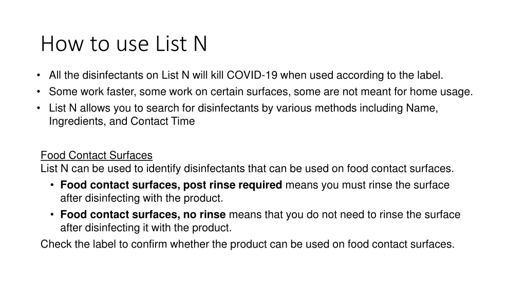 how to use list n