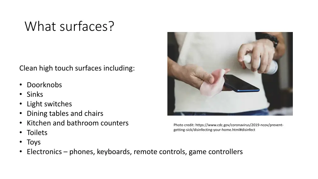 what surfaces