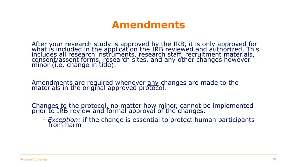 amendments