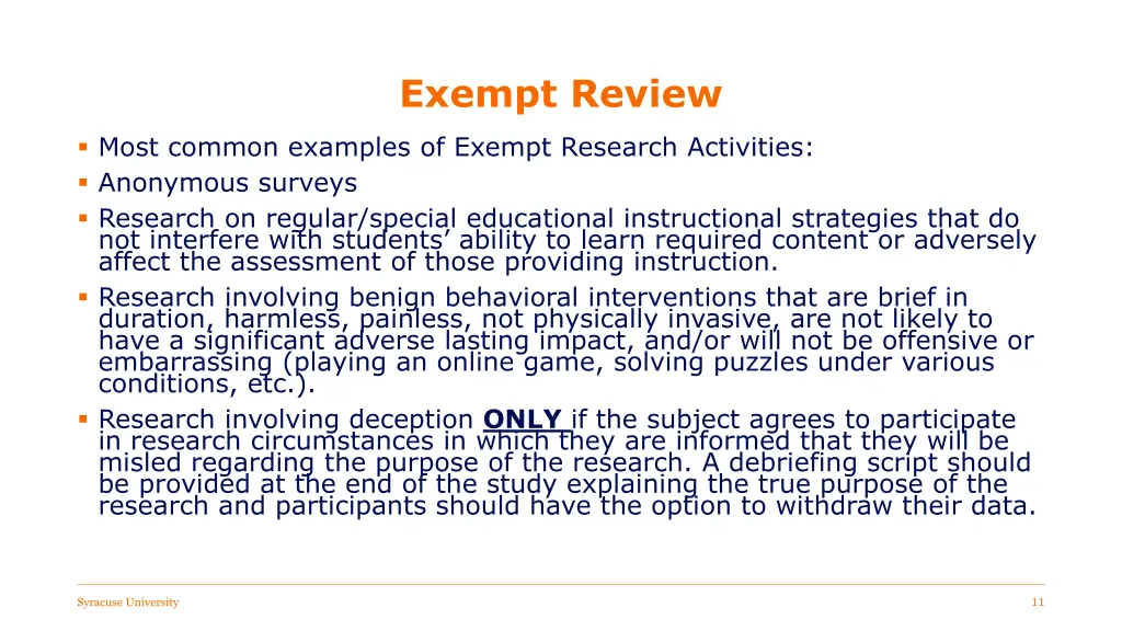 exempt review 1