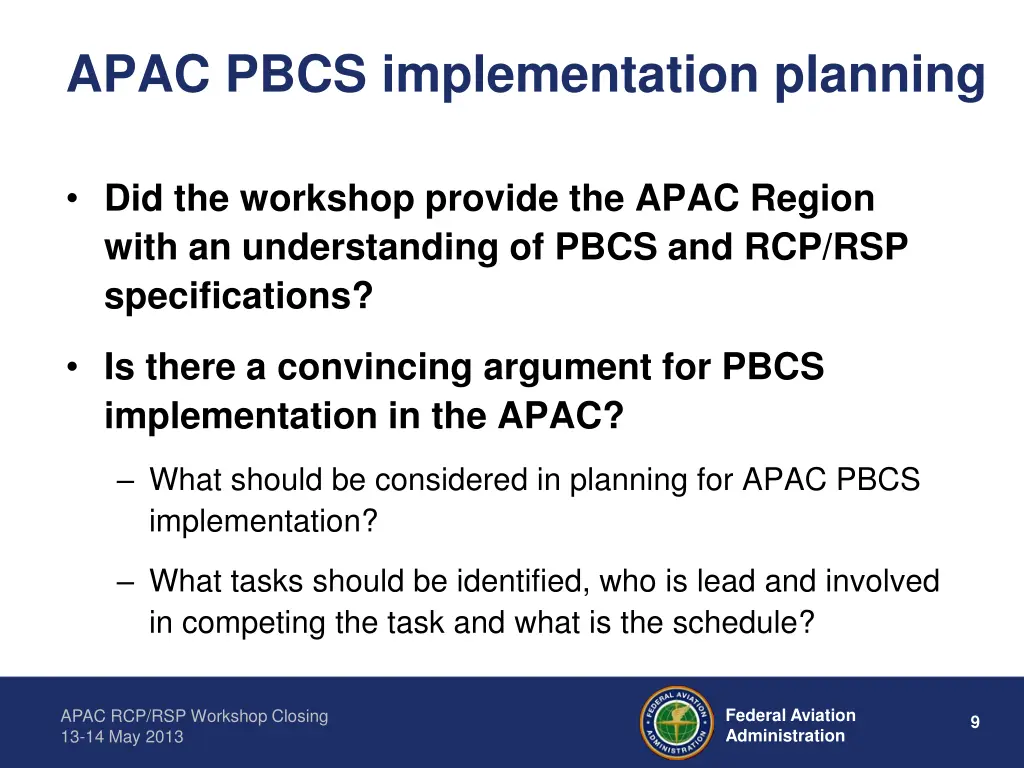 apac pbcs implementation planning