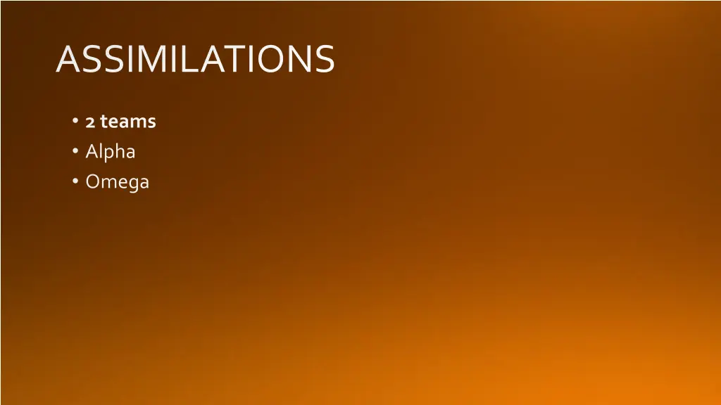 assimilations