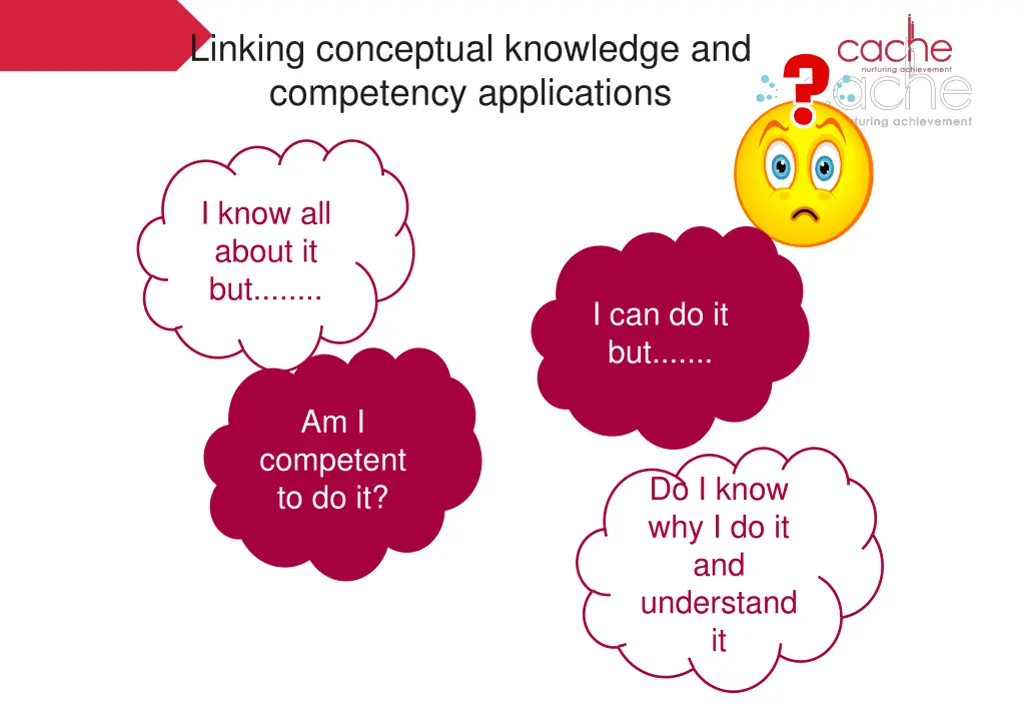 linking conceptual knowledge and competency