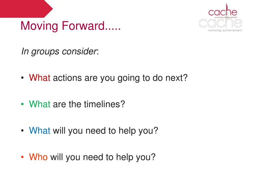 moving forward
