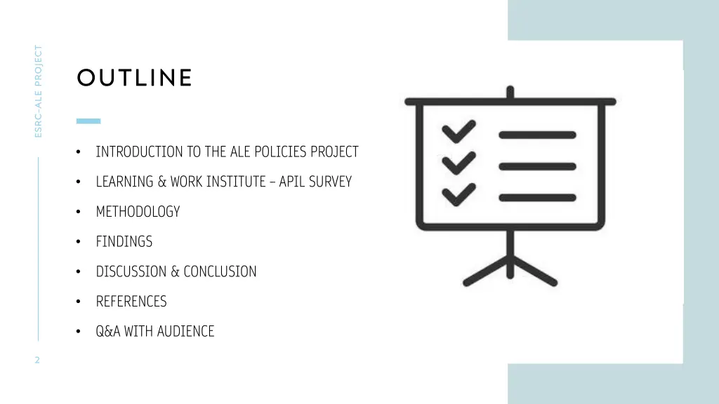 esrc ale project
