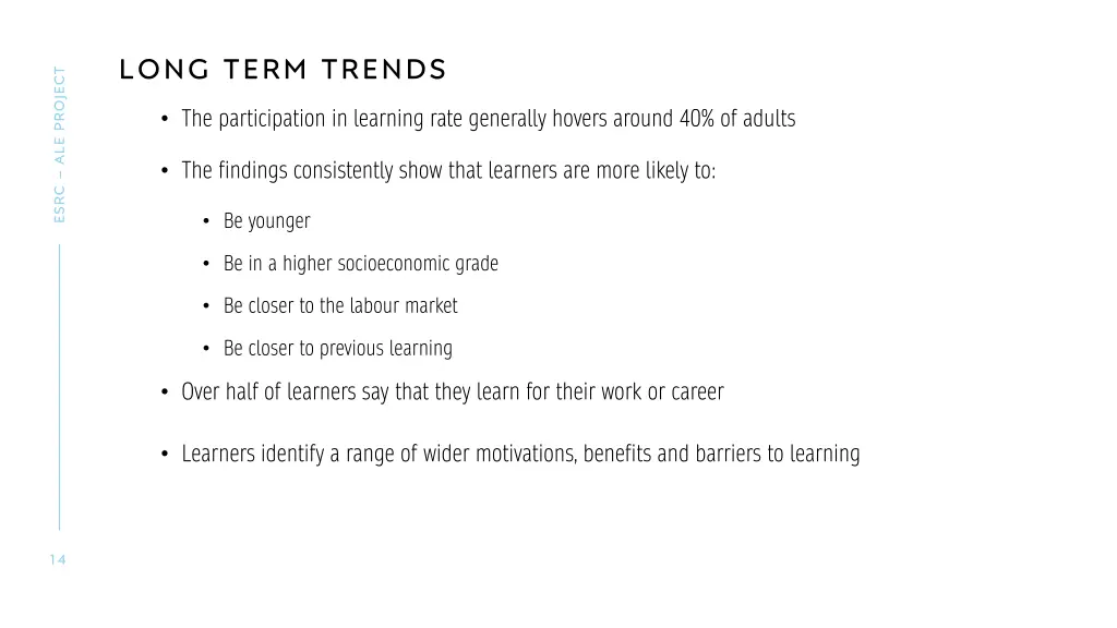 long term trends