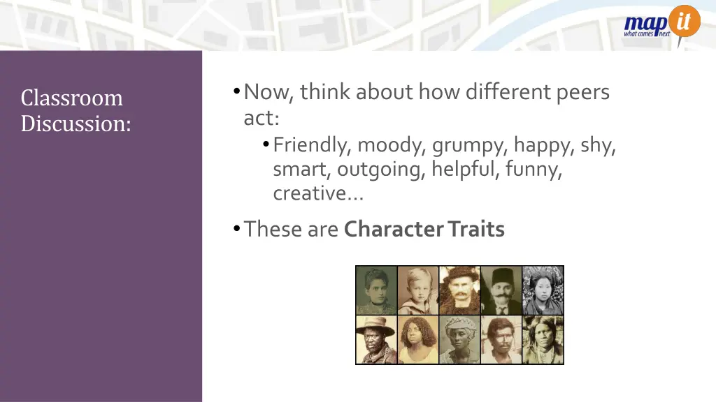now think about how different peers act friendly