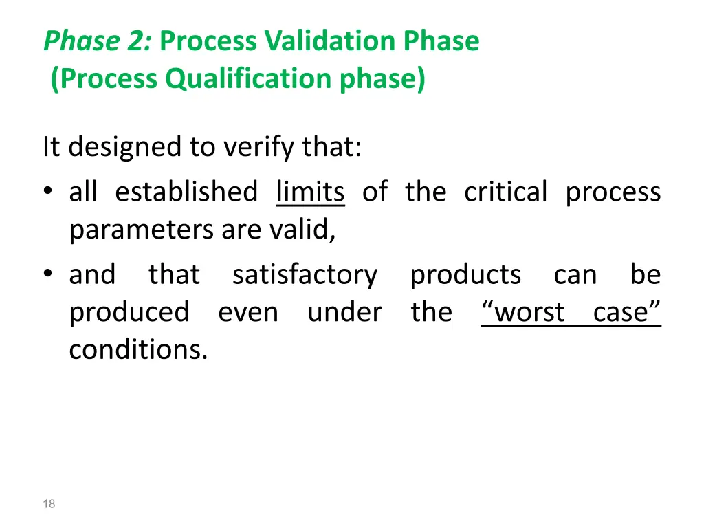 phase 2 process validation phase process