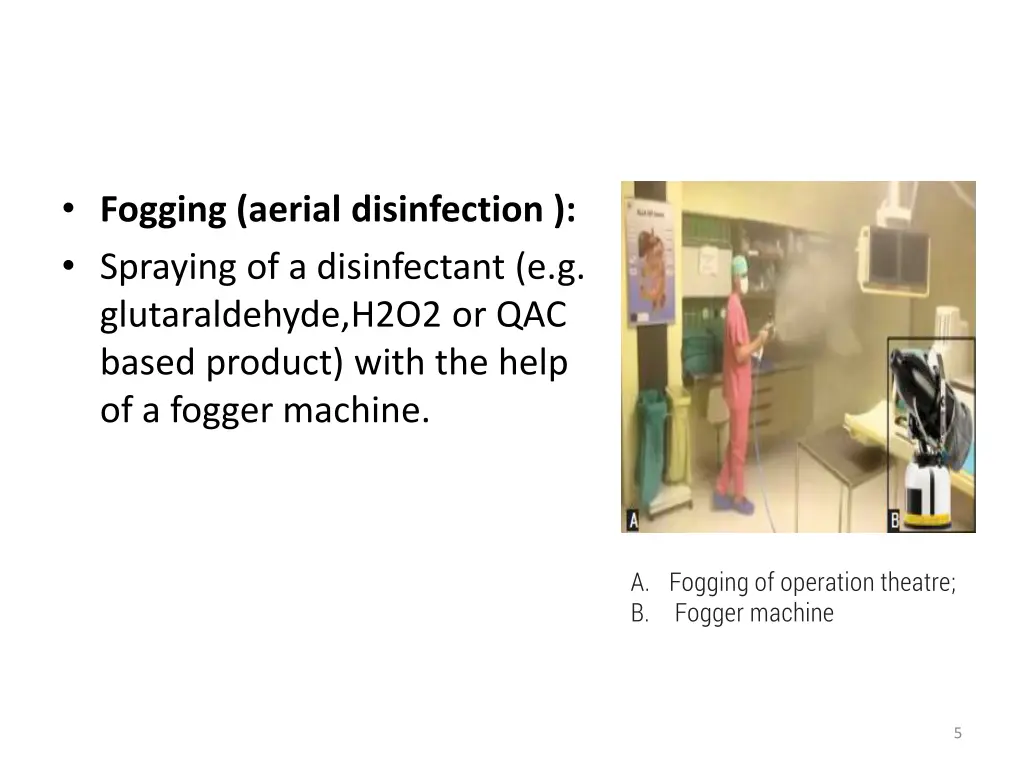 fogging aerial disinfection spraying