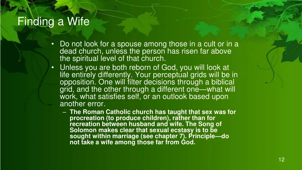 finding a wife 1