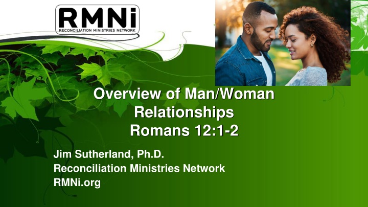 overview of man woman relationships romans 12 1 2