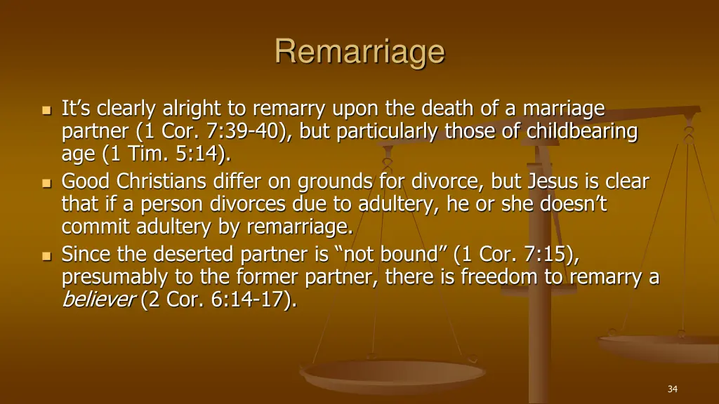 remarriage