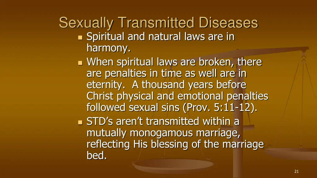 sexually transmitted diseases spiritual