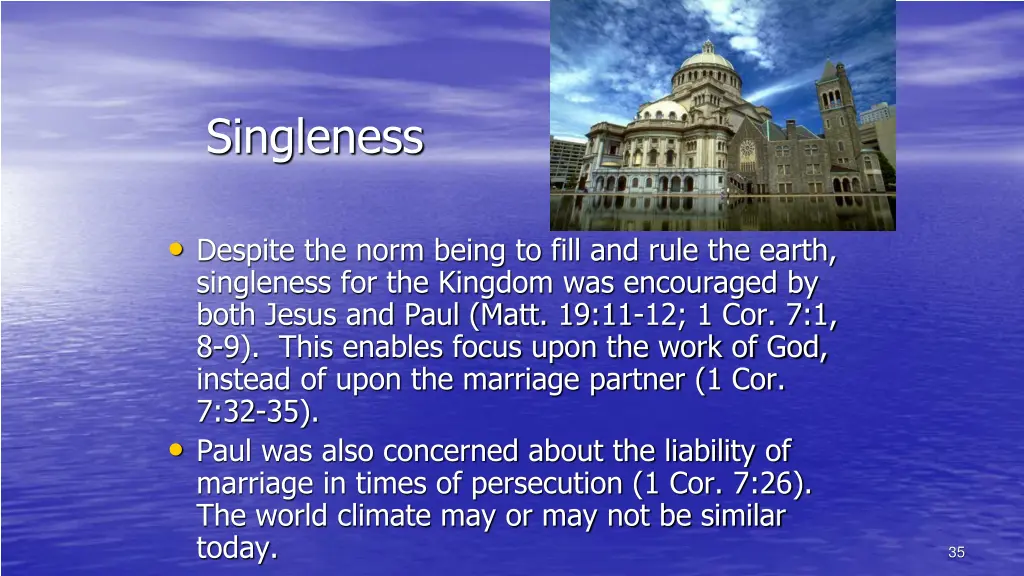 singleness