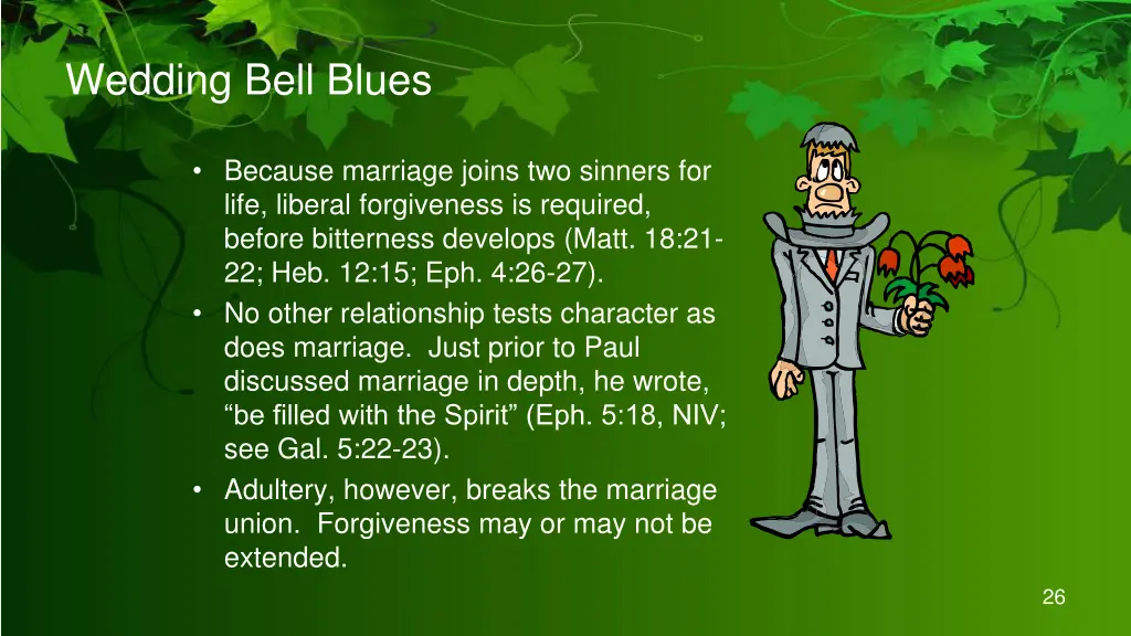 wedding bell blues