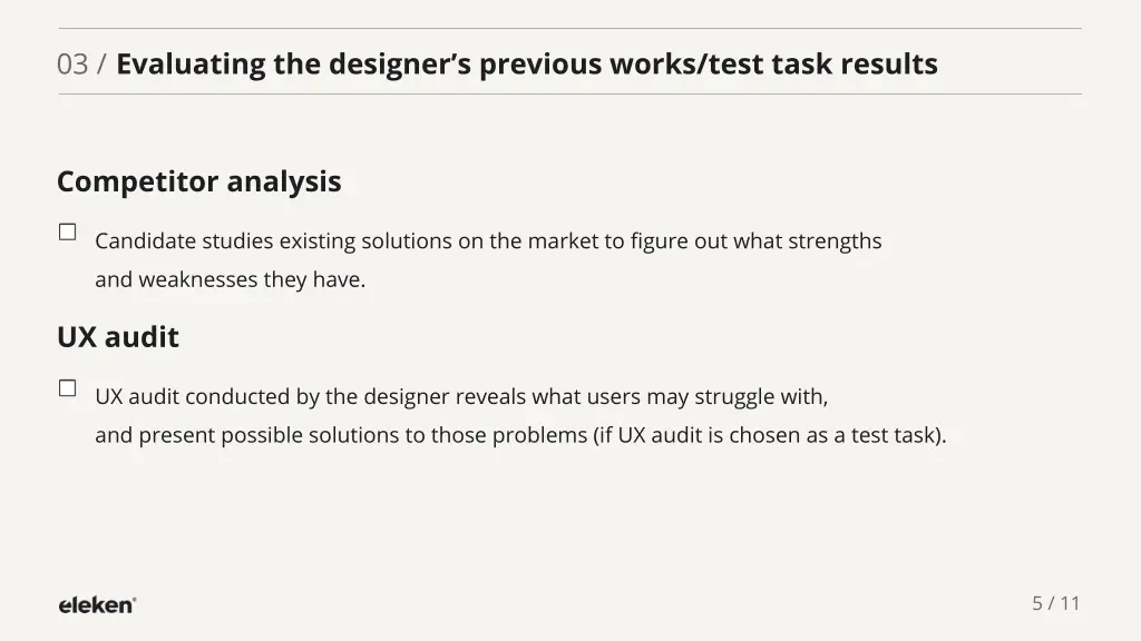 03 evaluating the designer s previous works test 1
