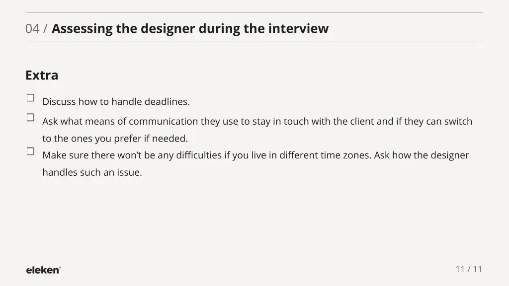 04 assessing the designer during the interview 2